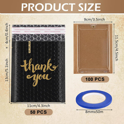 Set 151 protectores tarjetas coleccionables 100 hojas cartón