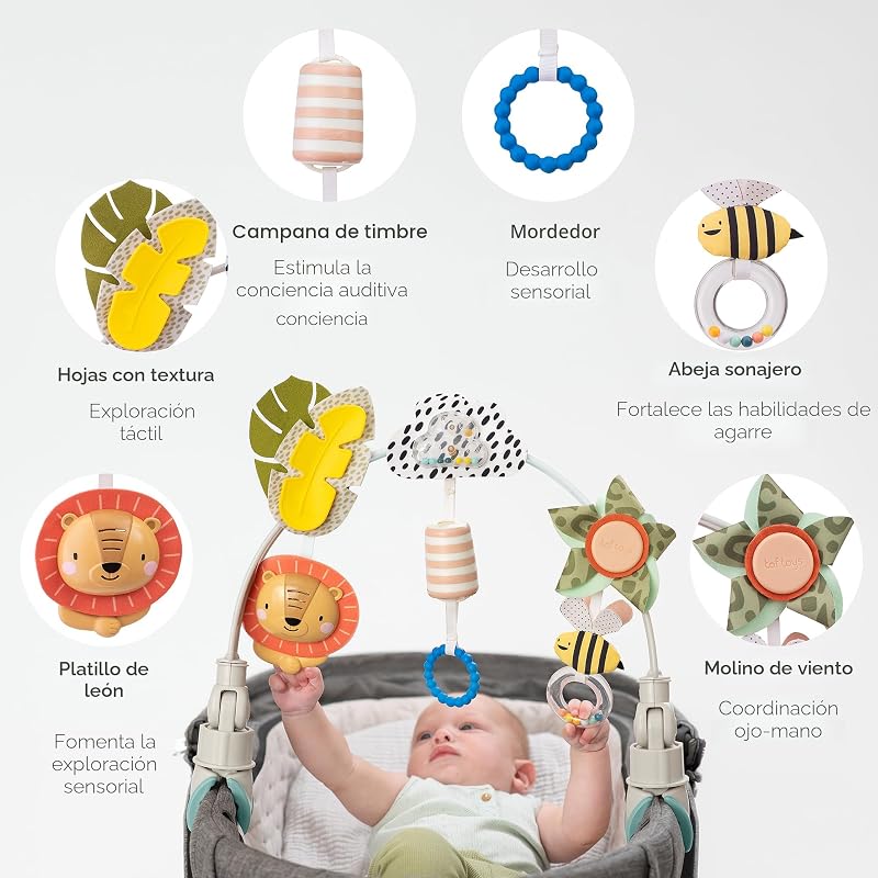 Arco Aventuras Savannah con Juguetes para Bebés 0-6 Meses