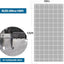Rollo malla fibra vidrio 59x100pulg repuesto puerta patio