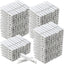 200 Pinzas Madera Resistentes para Colgar Ropa 4" Blanco