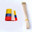 Banderas Colombia 5x8" pack 12