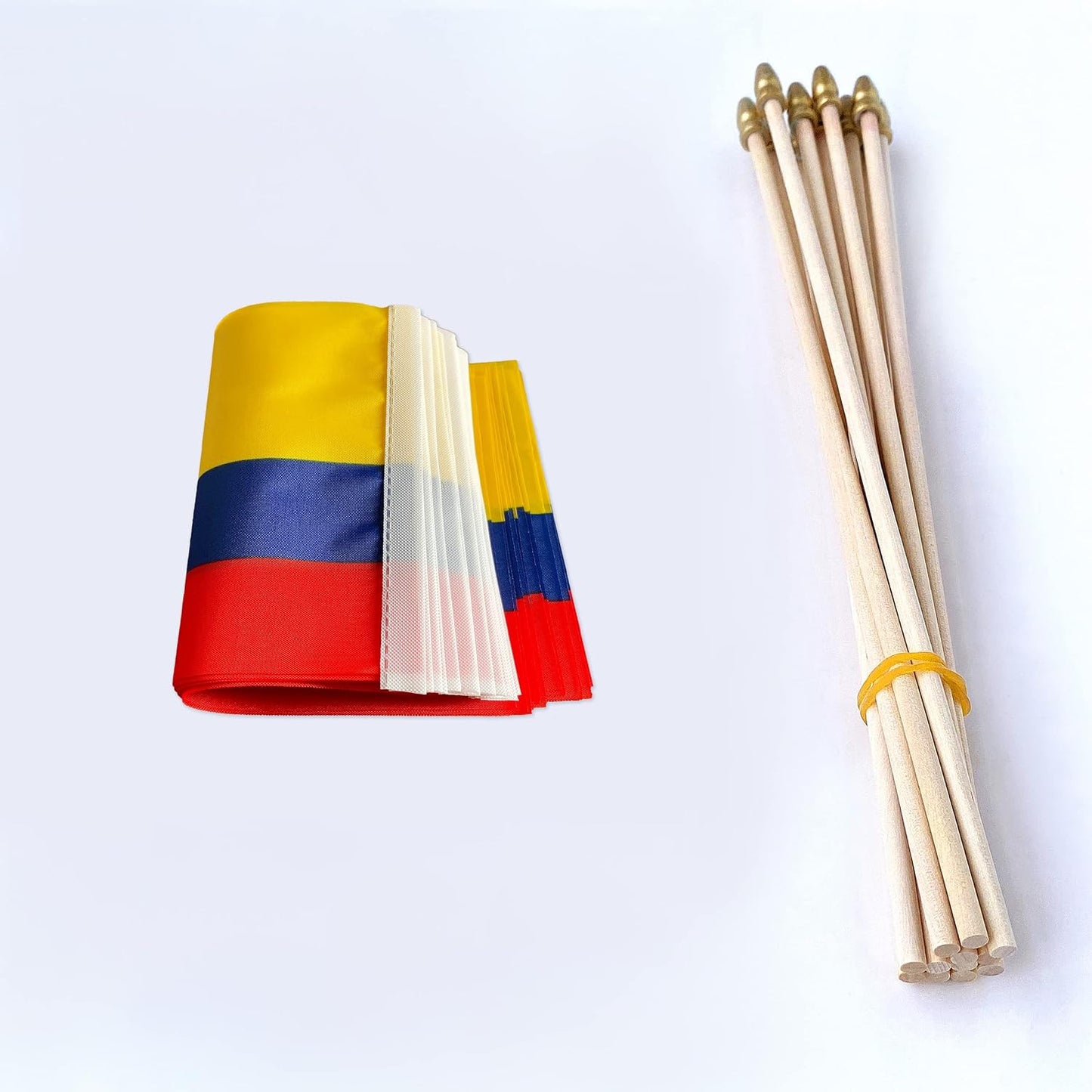 Banderas Colombia 5x8" pack 12