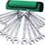 Set llaves combinadas SAE 5/16-3/4 8-17mm 16 Pzas SuperKrome