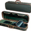 Estuche violín 4/4 madera maciza seda interior verde