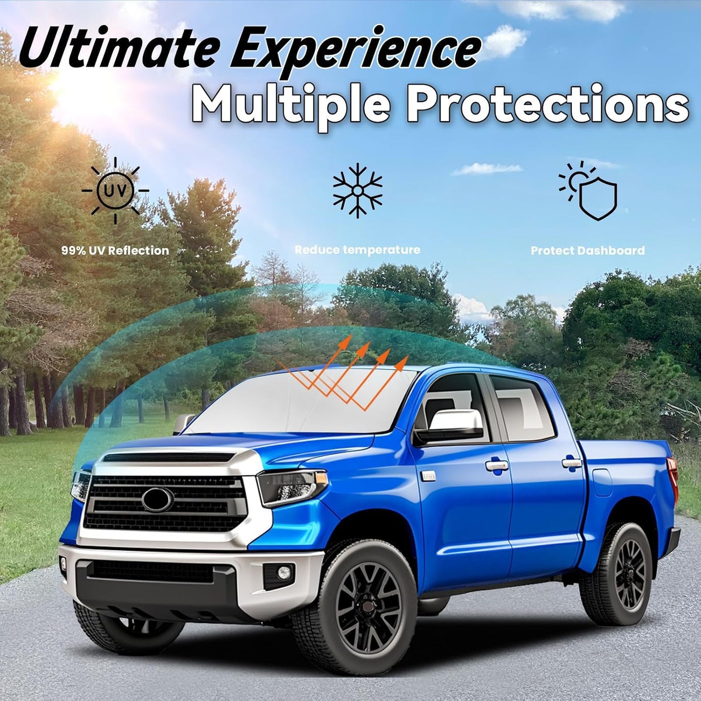 Parasol parabrisas Toyota Tundra 07-21