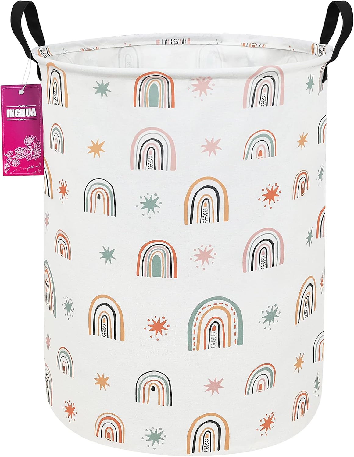 Cesta tela arcoíris para ropa sucia dormitorios