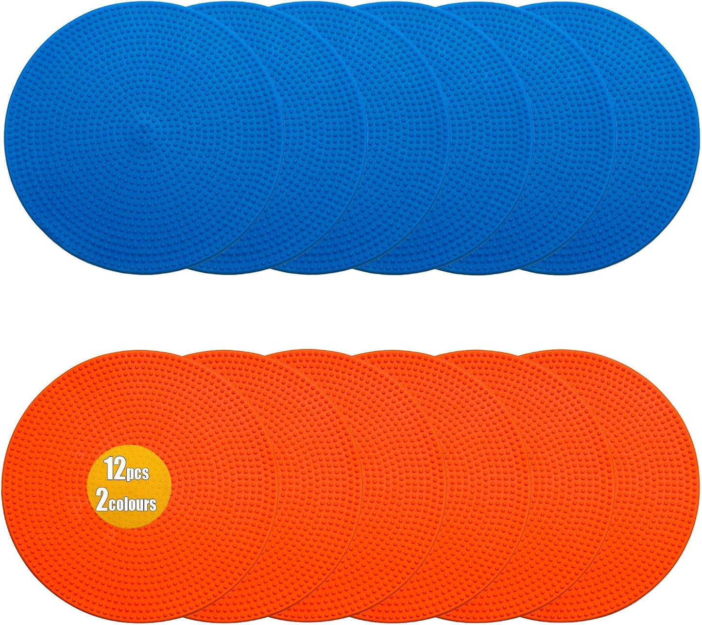 Marcadores puntos 4.72" 12/24/36uds antiderrap deportes