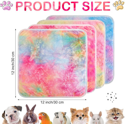 8 Pzas Manta Cobaya Forro Polar Absorbente Reutilizable