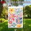Bandera jardín flores bohemias anti Trum*P decoración