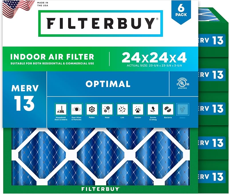 Filtros aire AFB MERV 13 pack 6