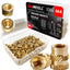 Insertos roscados M4x8x6 latón 100 pzas para impresión 3D