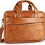 Bolso bandolera PU 15.6pulg para laptop hombre trabajo