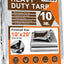 Lona impermeable 10x20ft resistente UV para techo campamento