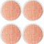 Almohadillas eléctricas giratorias para suelo 7.28pulg set 4