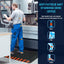 Alfombra antifatiga ergonómica 20x59pulg borde naranja