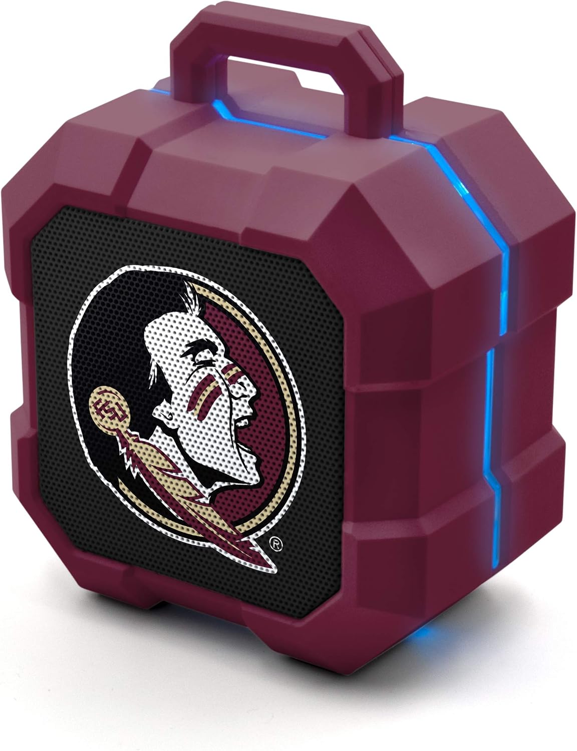 Altavoz inalámbrico Shockbox NCAA con Bluetooth y luz LED