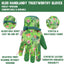 Guantes cuero para mujer jardinería mecánica flexible