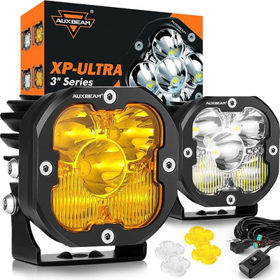 Barra LED todoterreno 80W luces spot y flood amarillo blanco