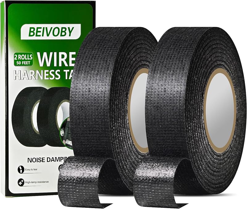 2 Rollos Cinta Arnés Cable Alta Temperatura 100pies