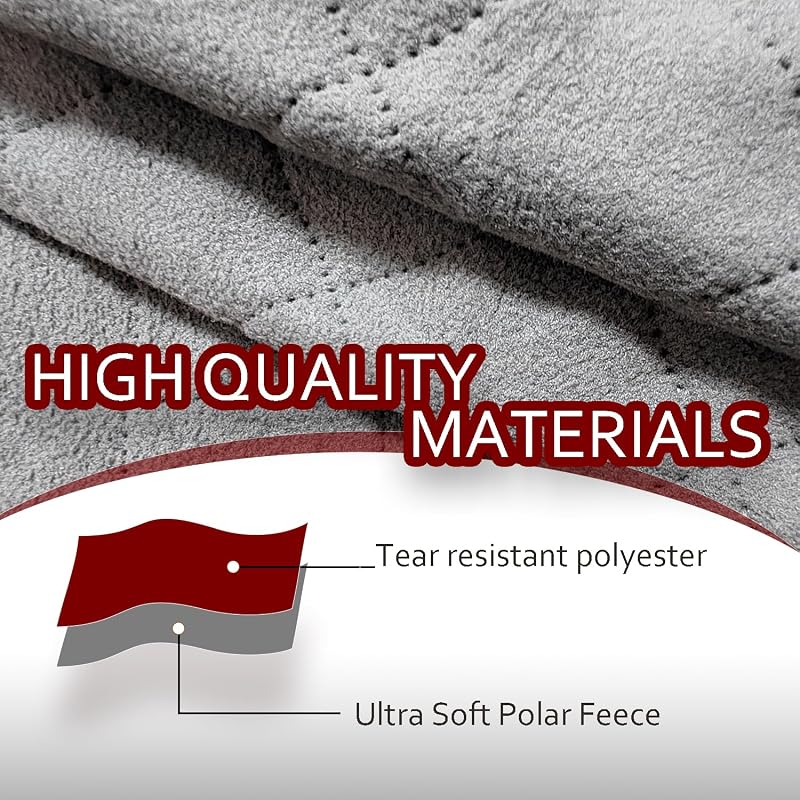 Manta exterior impermeable acolchada para mascotas y deportes