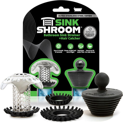 Protector drenaje baño acero inox con tapón