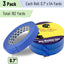 Cinta pintura 0.7pulg paquete 3 54yardas azul segura pared
