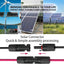Cable extensión carga solar XT60 MC4 10pies adaptador