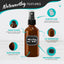 Botellas rociadoras vidrio ámbar 4oz pack 24
