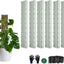 Poste musgo forma D para plantas trepadoras 6 pzas 24"