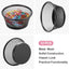12 Soportes Clips Metal Negro Mesa Oficina Aula