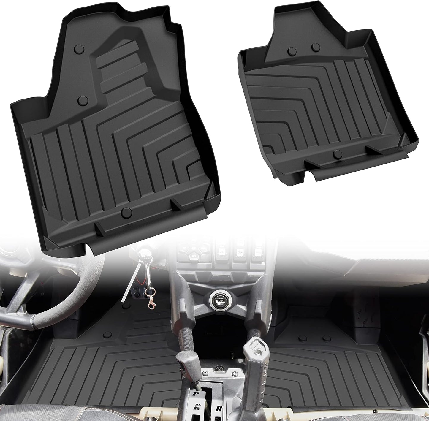 Alfombrillas TPE Can-Am Maverick X3 17-26 antiderrap