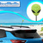 Decoración antena auto extraterrestre color verde