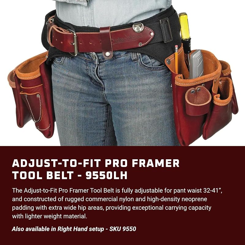 Cinturón herramientas ajustable Pro Framer 21 bolsillos