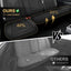 Fundas asiento Ford F150/F250 09-26 piel sintética 5 Pzas negro gris