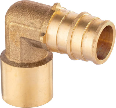 10 Adaptadores PEX A 1/2x1/2 pulg latón ASTM F1960