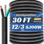 Cable SJOOW 12/3 30 ft 3 conductores 300V