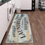 Alfombra antiderrap estilo granja para lavandería y baño