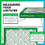 Filtro aire MERV 8 23.5x23.5x1 plisado HVAC pack 12