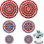 6 Posavasos Bohemios 3.94-7.87" Antiderrap para Mesa