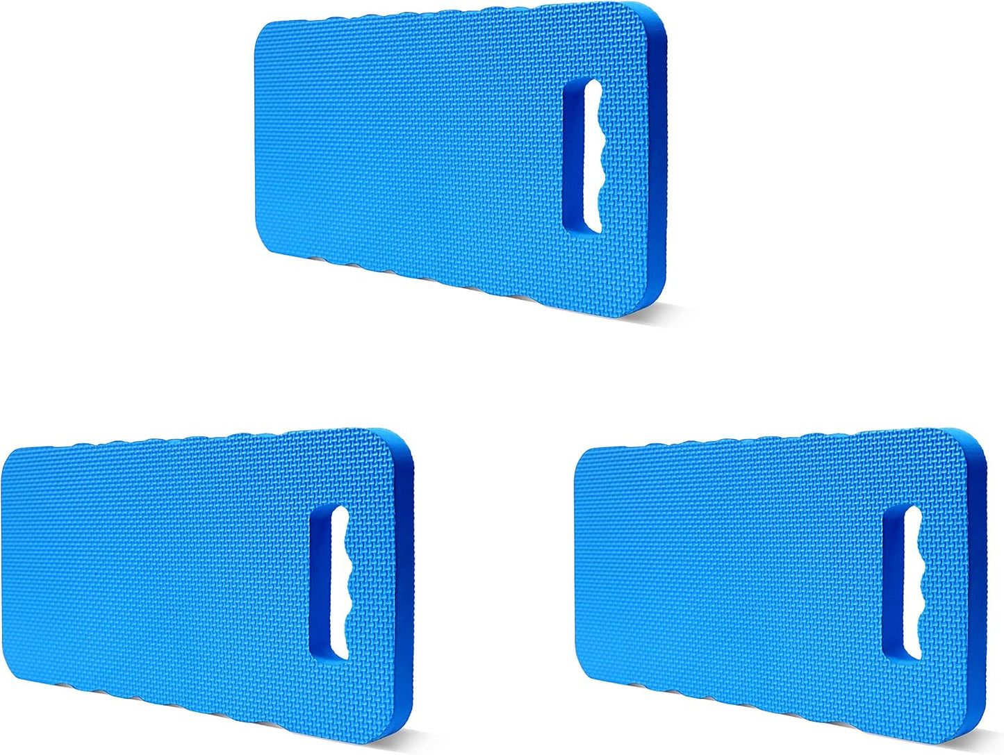 Almohadilla rodillas EVA 16x8" pack 3 azul
