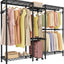 Armario metal estantes alambre ajustables para ropa