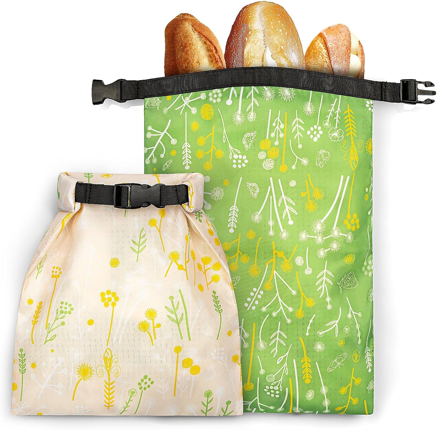 2 Pzas Bolsa Pan Congelador Reutilizable con Cremallera
