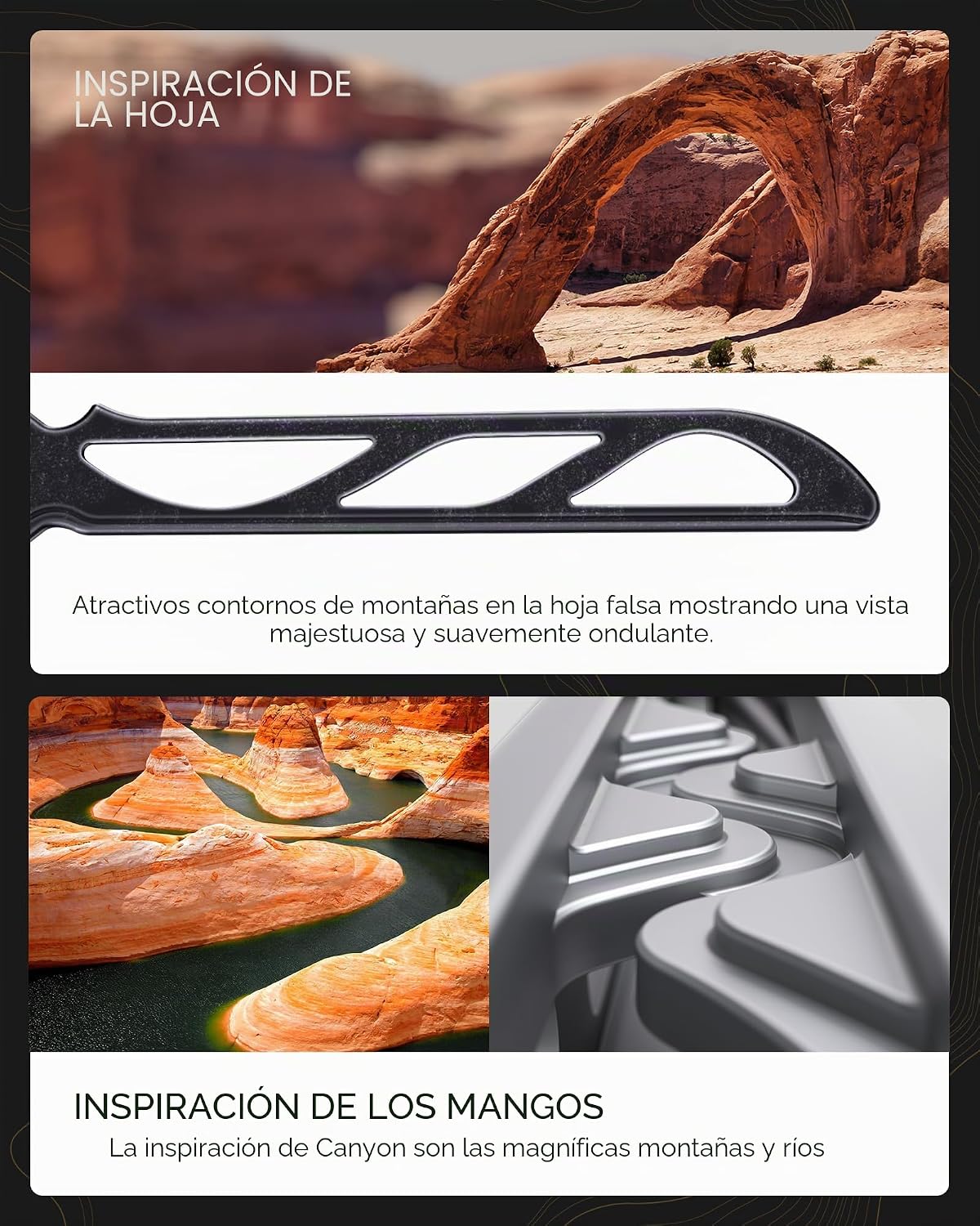 Cuchillo Balisong acero inox sin afilar para practicar