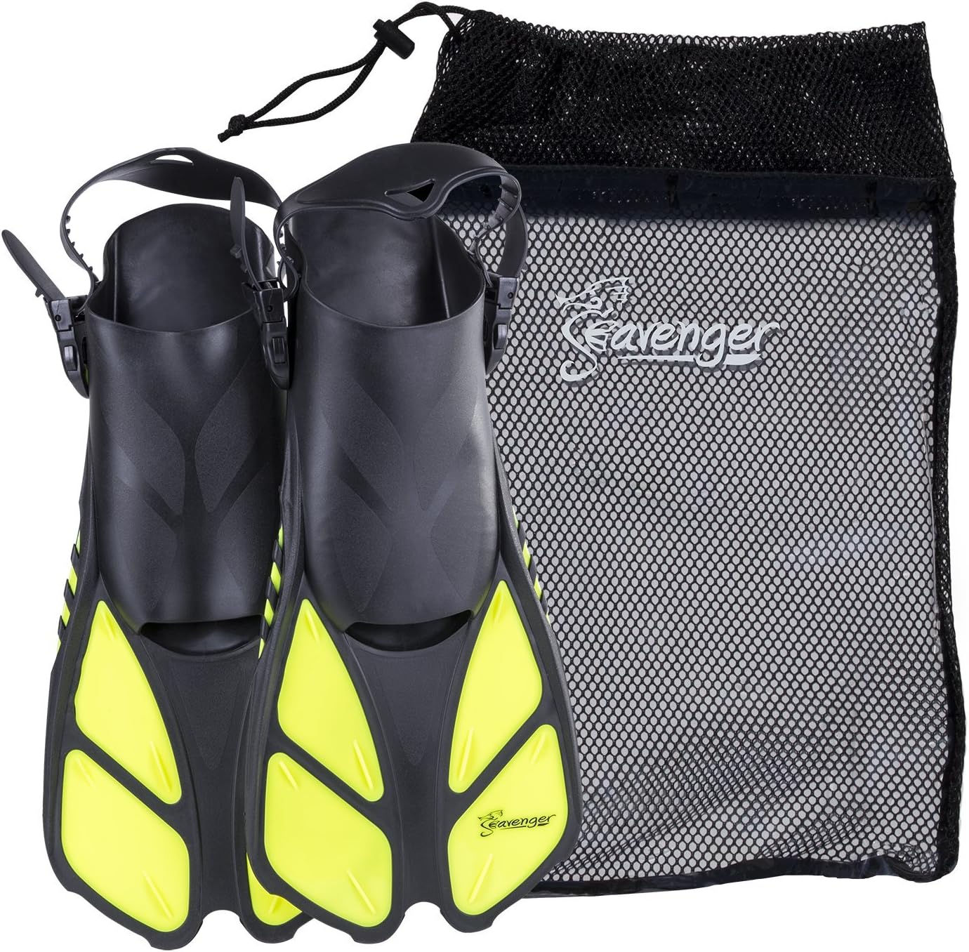 Aletas buceo con bolsa