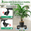 Soporte rodante para plantas 11pulg hierro forjado resistente