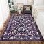 Alfombra lavable 4x6ft diseño floral antiderrap