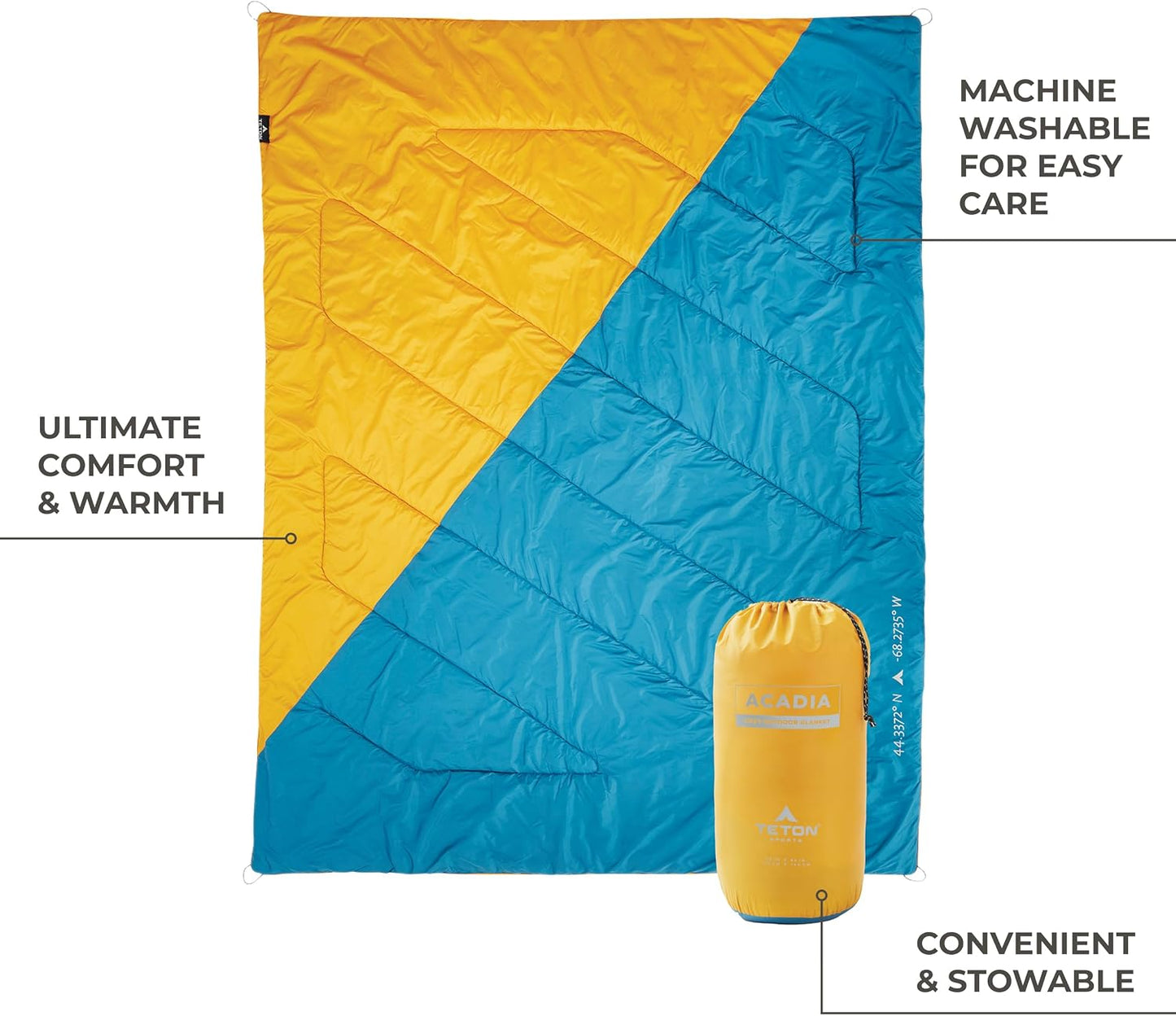 Manta campamento Teton Acadia lavable exterior pícnic