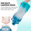 Botella agua sin BPA 64oz marcador motivacional fitness