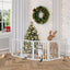 Puertas plegables para perros 9 ft madera 4 soportes