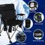 Silla camping plegable con calefacción gran tamaño